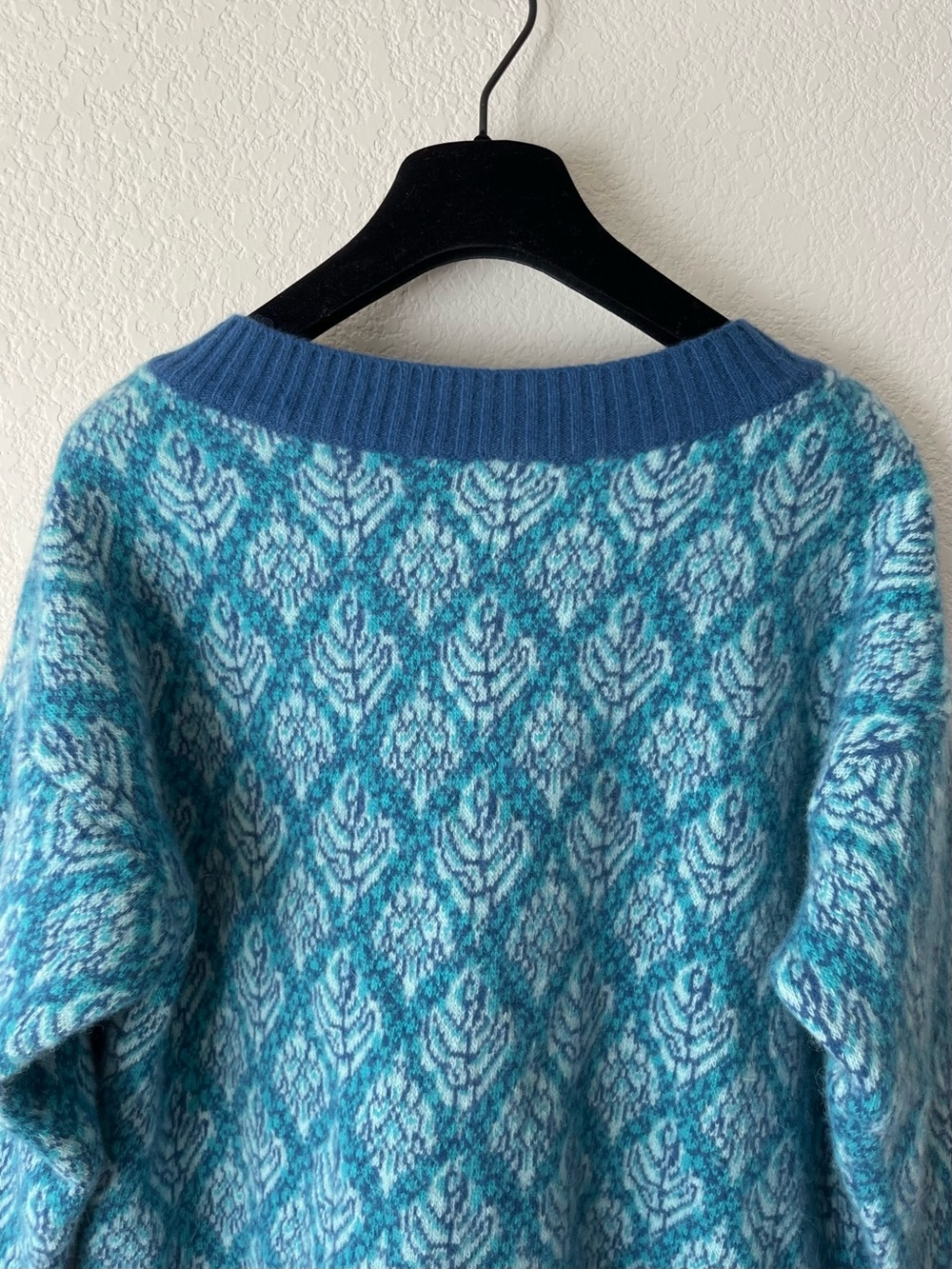 Benetton fair isle wool angora sweater made in Italy - Picture 15 of 16